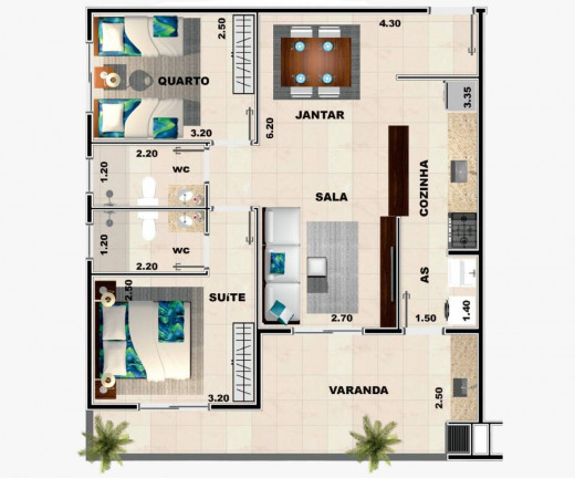 Imagem Apartamento com 2 Quartos à Venda, em Itaguá - Ubatuba Imagem Apartamento com 2 Quartos à Venda, em Itaguá - Ubatuba