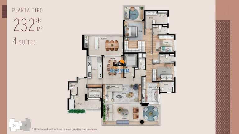 Imagem Apartamento com 4 Quartos à Venda, em Campo Belo - São Paulo Imagem Apartamento com 4 Quartos à Venda, em Campo Belo - São Paulo