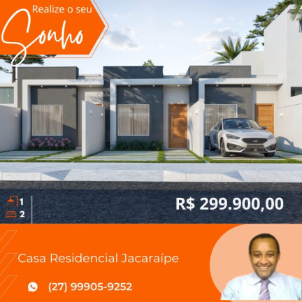 Casa com 2 Quartos à Venda, 61 m² em Das Laranjeiras - Serra