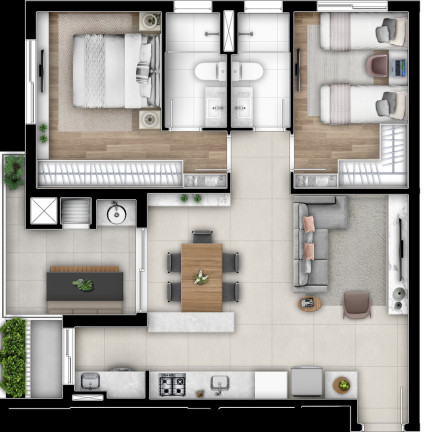 Imagem Apartamento com 3 Quartos à Venda, 88 m² em Cabral - Curitiba
