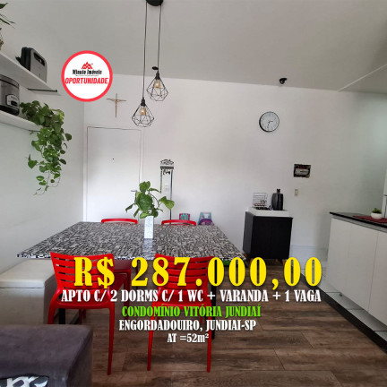 Imagem Apartamento com 2 Quartos à Venda, 52 m² em Morada Das Vinhas - Jundiaí Imagem Apartamento com 2 Quartos à Venda, 52 m² em Morada Das Vinhas - Jundiaí