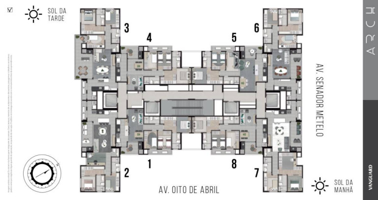 Imagem Apartamento com 3 Quartos à Venda, 88 m² em Cidade Alta - Cuiabá