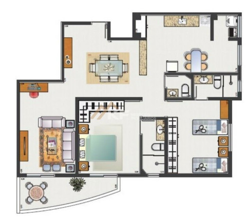 Apartamento com 2 Quartos à Venda, 93 m² em Jardim Anhangüera - Ribeirão Preto