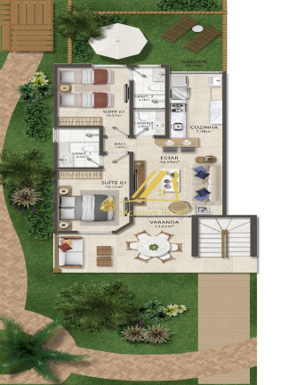 Imagem Imóvel com 2 Quartos à Venda, 69 m² em Itacimirim (monte Gordo) - Camaçari Imagem Imóvel com 2 Quartos à Venda, 69 m² em Itacimirim (monte Gordo) - Camaçari
