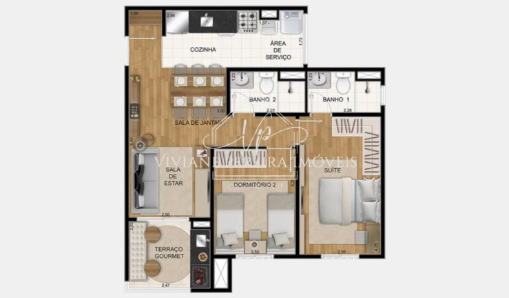 Imagem Imóvel com 2 Quartos à Venda, 53 m² em City Bussocaba - Osasco Imagem Imóvel com 2 Quartos à Venda, 53 m² em City Bussocaba - Osasco