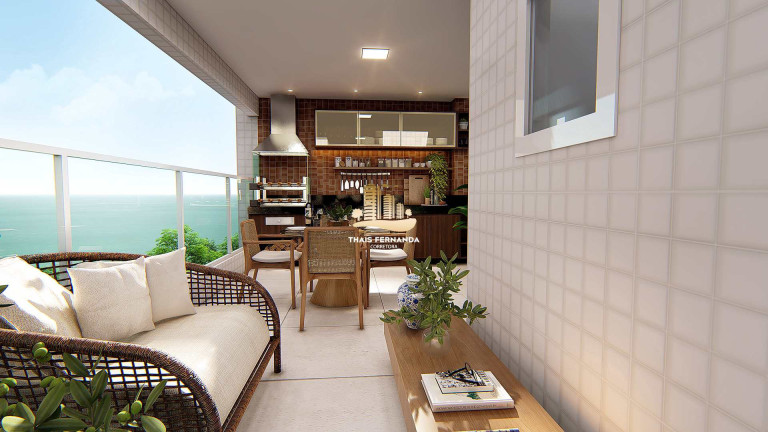 Imagem Apartamento com 3 Quartos à Venda, 125 m² em Canto Do Forte - Praia Grande