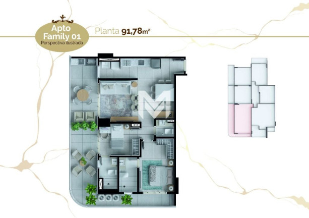 Imagem Apartamento com 1 Quarto à Venda, 50 m² em Umarizal - Belém Imagem Apartamento com 1 Quarto à Venda, 50 m² em Umarizal - Belém