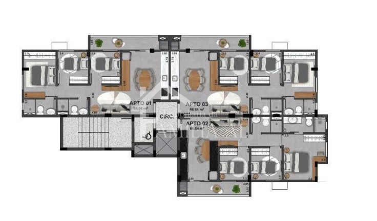 Imagem Apartamento com 2 Quartos à Venda, 67 m² em Bom Retiro - Joinville Imagem Apartamento com 2 Quartos à Venda, 67 m² em Bom Retiro - Joinville