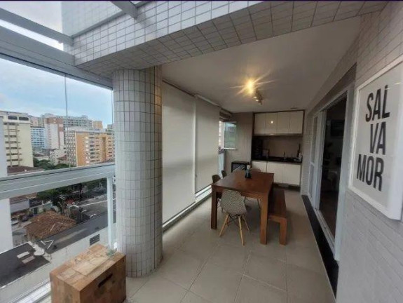 Imagem Apartamento com 2 Quartos à Venda, 121 m² em Gonzaga - Santos