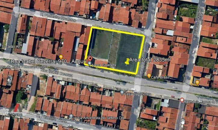 Terreno à Venda, 2.835 m² em Parque Santa Maria - Fortaleza