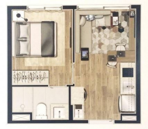 Imagem Apartamento com 2 Quartos à Venda, 34 m² em Tatuapé - São Paulo