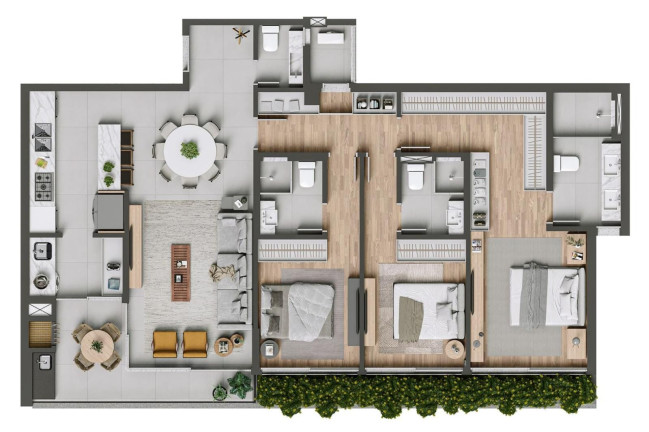 Imagem Apartamento com 3 Quartos à Venda, 132 m² em Juvevê - Curitiba