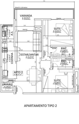 Imagem Apartamento com 2 Quartos à Venda, 84 m² em Fazenda - Itajaí Imagem Apartamento com 2 Quartos à Venda, 84 m² em Fazenda - Itajaí
