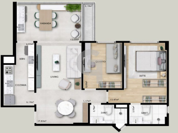 Imagem Apartamento com 2 Quartos à Venda, 71 m² em Itaigara - Salvador Imagem Apartamento com 2 Quartos à Venda, 71 m² em Itaigara - Salvador