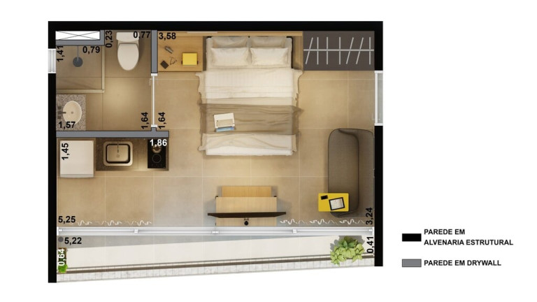 Imagem Apartamento com 1 Quarto à Venda, 67 m² em Santa Cecília - São Paulo