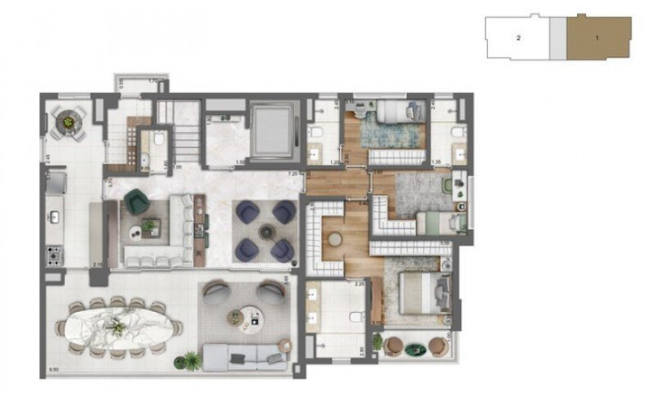 Imagem Apartamento com 3 Quartos à Venda, 165 m² em Campo Belo - São Paulo Imagem Apartamento com 3 Quartos à Venda, 165 m² em Campo Belo - São Paulo