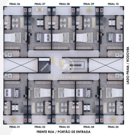 Imagem Apartamento com 1 Quarto à Venda, 38 m² em Enseada - Ubatuba