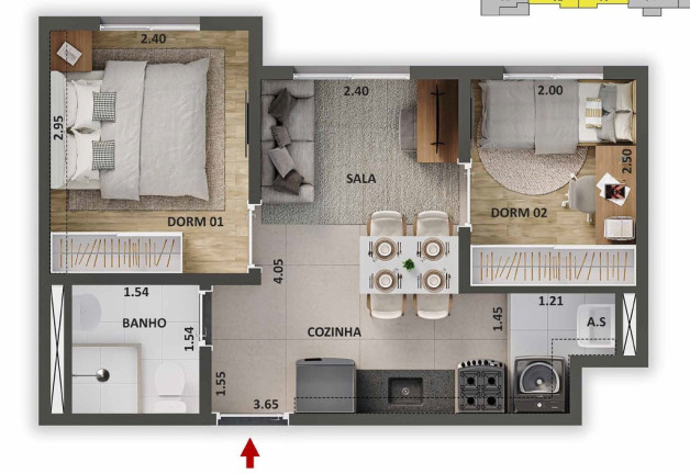 Imagem Apartamento com 2 Quartos à Venda, 41 m² em Chácara Santo Antônio (zona Sul) - São Paulo Imagem Apartamento com 2 Quartos à Venda, 41 m² em Chácara Santo Antônio (zona Sul) - São Paulo