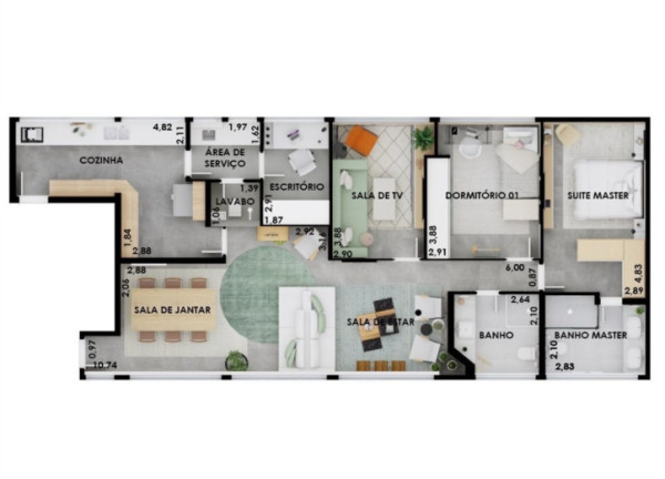 Imagem Apartamento com 3 Quartos à Venda, 121 m² em Itaim Bibi - São Paulo Imagem Apartamento com 3 Quartos à Venda, 121 m² em Itaim Bibi - São Paulo