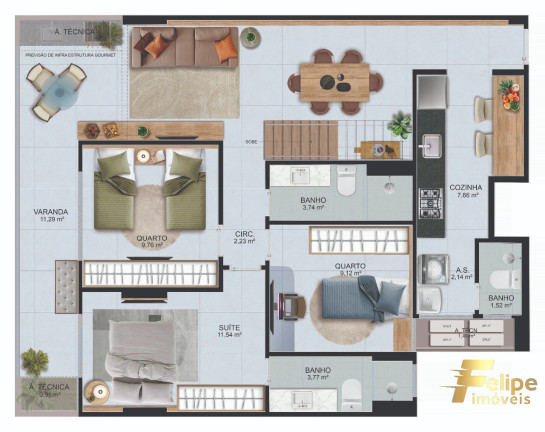 Imagem Imóvel com 3 Quartos à Venda, 89 m² em Praia Da Costa - Vila Velha Imagem Imóvel com 3 Quartos à Venda, 89 m² em Praia Da Costa - Vila Velha
