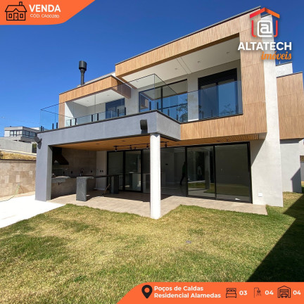 Casa com 3 Quartos à Venda, 453 m² em Residencial Alamedas - Poços De Caldas