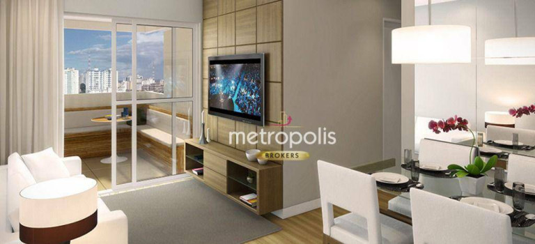 Apartamento com 2 Quartos à Venda, 51 m² em Vila Humaitá - Santo André