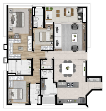 Imagem Apartamento com 3 Quartos à Venda, 300 m² em água Verde - Curitiba Imagem Apartamento com 3 Quartos à Venda, 300 m² em água Verde - Curitiba