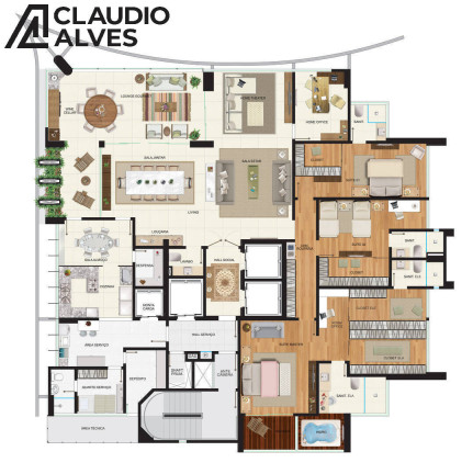 Imagem Apartamento com 4 Quartos à Venda, 321 m² em Santa Mônica - Feira De Santana Imagem Apartamento com 4 Quartos à Venda, 321 m² em Santa Mônica - Feira De Santana