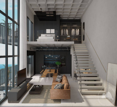Imagem Loft com 1 Quarto à Venda, 42 m² em Balneário Perequê - Porto Belo Imagem Loft com 1 Quarto à Venda, 42 m² em Balneário Perequê - Porto Belo