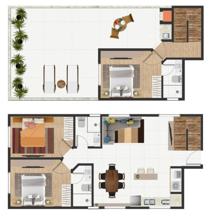 Imagem Cobertura com 3 Quartos à Venda, 140 m² em Coqueiros - Florianópolis Imagem Cobertura com 3 Quartos à Venda, 140 m² em Coqueiros - Florianópolis