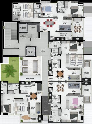 Imagem Apartamento com 3 Quartos à Venda, 80 m² em Bessa - João Pessoa Imagem Apartamento com 3 Quartos à Venda, 80 m² em Bessa - João Pessoa