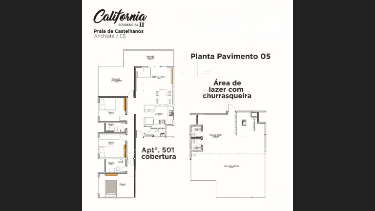 Apartamento com 3 Quartos à Venda, 99 m² em Balneário De Castelhanos - Anchieta