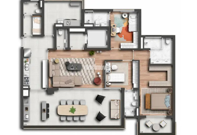 Imagem Apartamento com 3 Quartos à Venda, 178 m² em Alto Da Boa Vista - São Paulo Imagem Apartamento com 3 Quartos à Venda, 178 m² em Alto Da Boa Vista - São Paulo