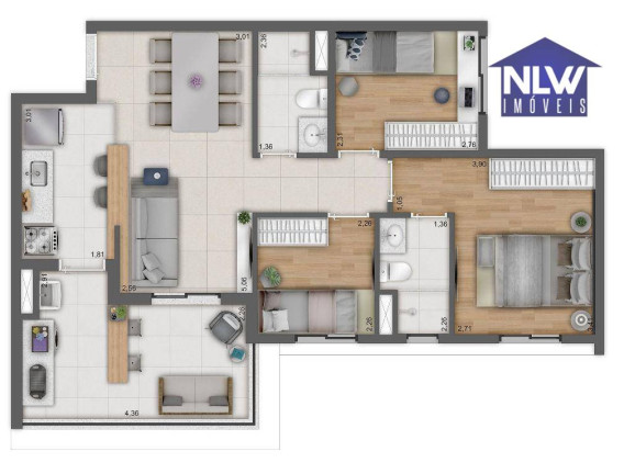 Imagem Apartamento com 3 Quartos à Venda, 69 m² em Butantã - São Paulo