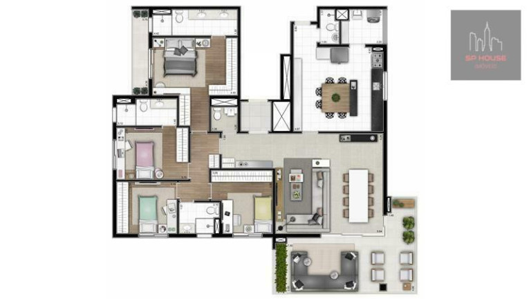 Imagem Apartamento com 4 Quartos à Venda, 183 m² em Perdizes - São Paulo