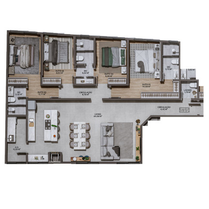 Imagem Apartamento com 3 Quartos à Venda, 92 m² em Praia Brava De Itajaí - Itajaí Imagem Apartamento com 3 Quartos à Venda, 92 m² em Praia Brava De Itajaí - Itajaí