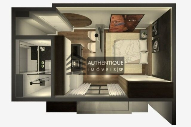 Imagem Apartamento com 1 Quarto à Venda, 36 m² em Moema - São Paulo