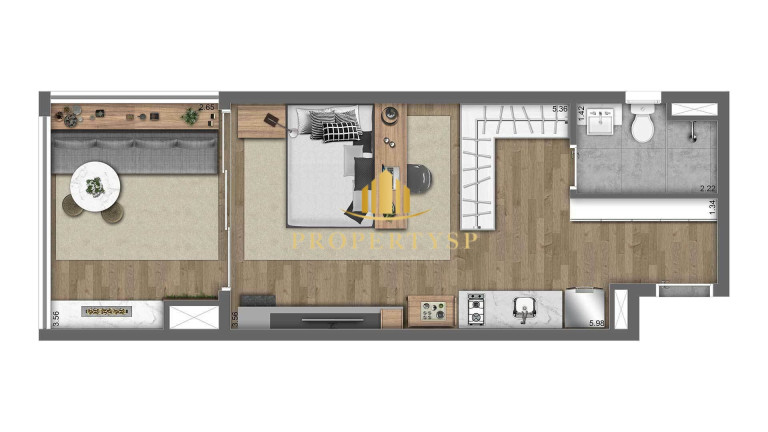 Imagem Apartamento com 1 Quarto à Venda, 40 m² em Pinheiros - São Paulo