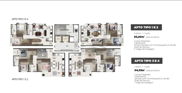 Imagem Apartamento com 1 Quarto à Venda, 64 m² em São Judas - Itajaí
