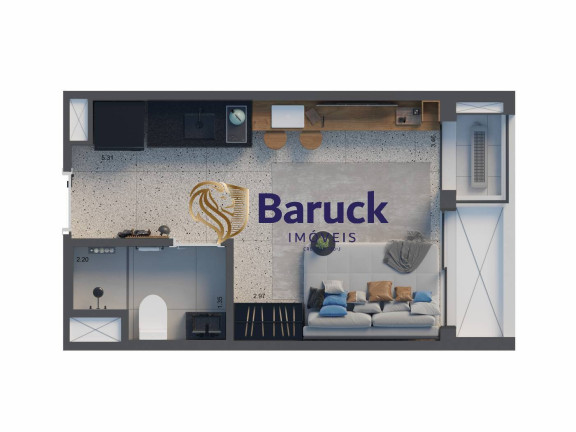 Imagem Apartamento com 1 Quarto à Venda, 21 m² em Vila Clementino - São Paulo Imagem Apartamento com 1 Quarto à Venda, 21 m² em Vila Clementino - São Paulo