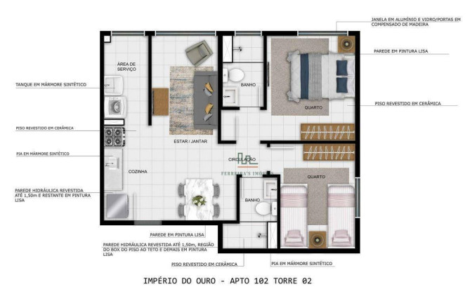 Imagem Apartamento com 2 Quartos à Venda, 65 m² em Rio Do Ouro - São Gonçalo Imagem Apartamento com 2 Quartos à Venda, 65 m² em Rio Do Ouro - São Gonçalo