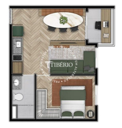 Imagem Apartamento com 2 Quartos à Venda, 39 m² em Tatuapé - São Paulo