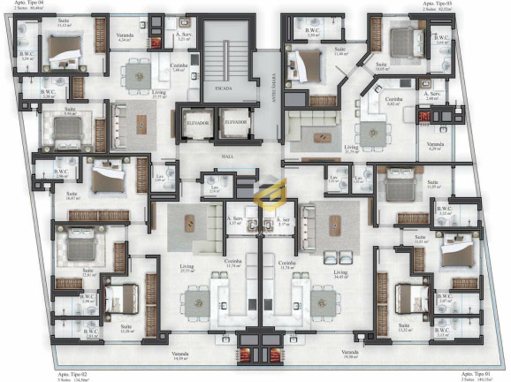 Imagem Apartamento com 2 Quartos à Venda, 81 m² em Pereque - Porto Belo Imagem Apartamento com 2 Quartos à Venda, 81 m² em Pereque - Porto Belo