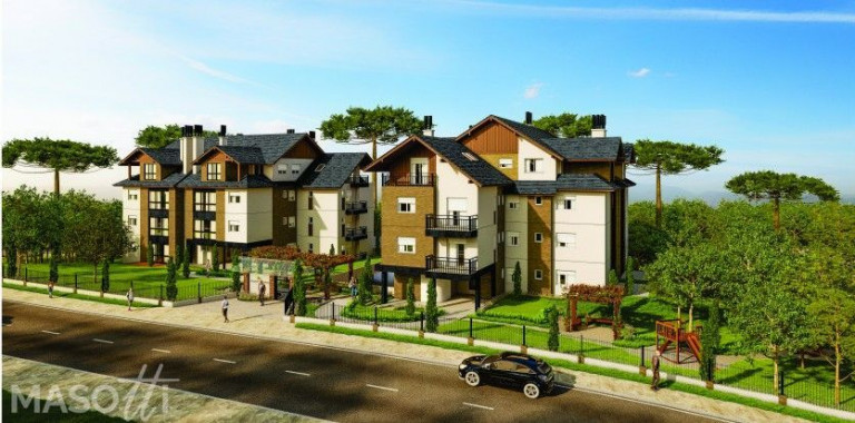 Apartamento com 3 Quartos à Venda, 1.067 m² em Bavária - Gramado