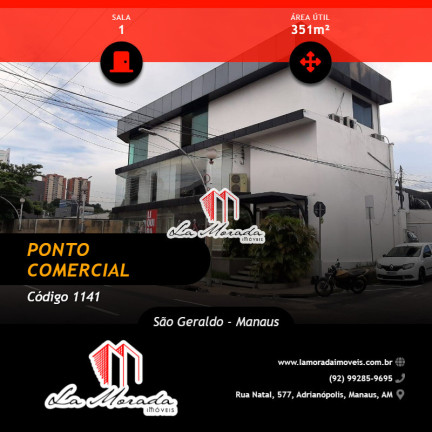 Ponto Comercial para Alugar, 351 m² em São Geraldo - Manaus