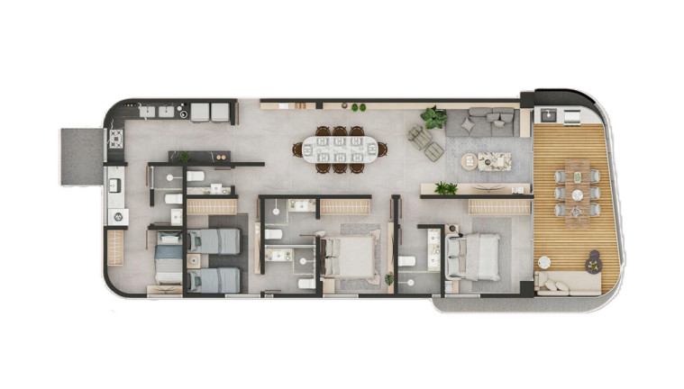 Imagem Apartamento com 3 Quartos à Venda, 264 m² em Camboinha - Cabedelo Imagem Apartamento com 3 Quartos à Venda, 264 m² em Camboinha - Cabedelo
