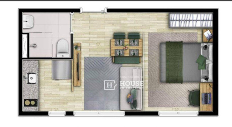 Imagem Studio com 1 Quarto à Venda, 24 m² em Vila Buarque - São Paulo Imagem Studio com 1 Quarto à Venda, 24 m² em Vila Buarque - São Paulo