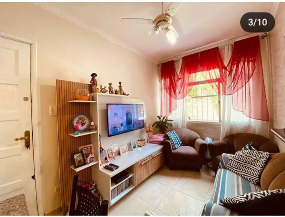 Apartamento com 1 Quarto à Venda, 38 m² em Itararé - São Vicente