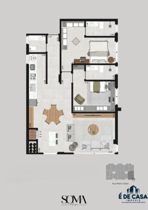 Imagem Apartamento com 2 Quartos à Venda, 93 m² em Centro - Lajeado