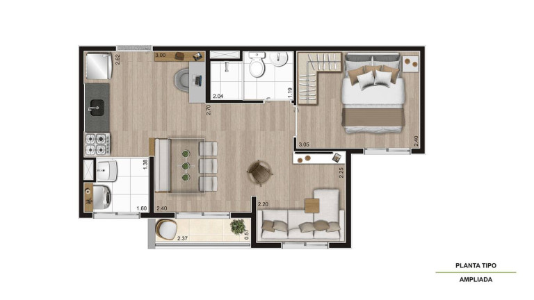 Imagem Apartamento com 2 Quartos à Venda, 37 m² em Vila Moraes - São Paulo